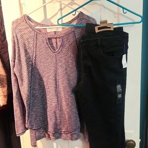 Bundle Boho Long sleeve & Gap Jegging